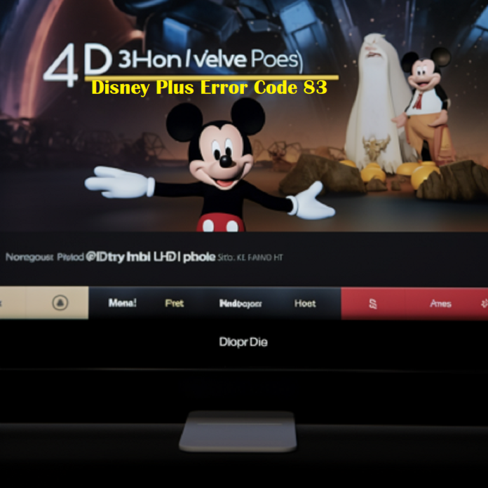 Disney Plus Error Code 83 on TV