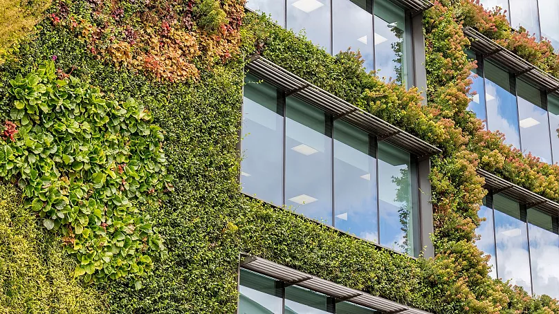 What environmental sustainability practices could be applied in building maintenance work