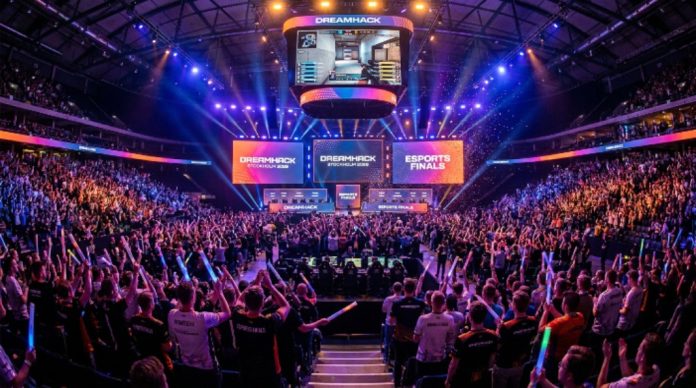 DreamHack Stockholm 2026 gaming festival arena filled with esports fans
