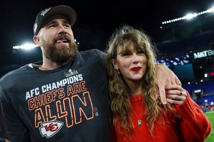Travis Kelce and Taylor Swift media attention in Austin